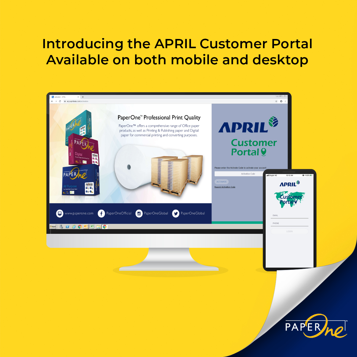 APRIL Customer Portal